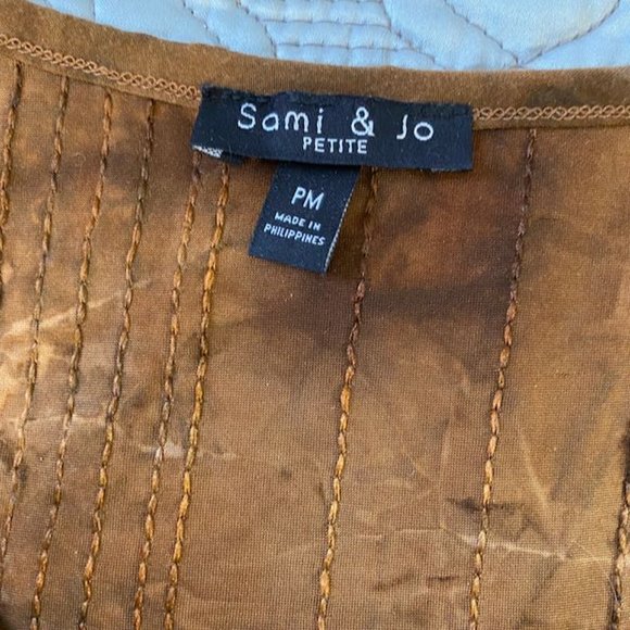 Sami & Jo sparkly sequined gem 3/4 sleeve shirt - Picture 5 of 14